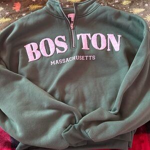 green boston sweatshirt